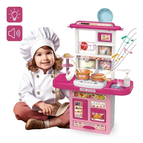 Cozinha Infantil Kit Completo com Água e Som
