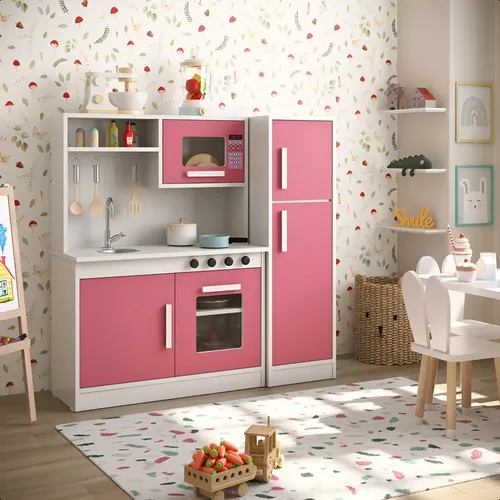 Cozinha Infantil com Geladeira e Fogão