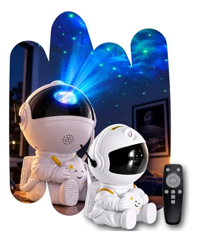 Projetor Astronauta de Estrelas e Galáxia